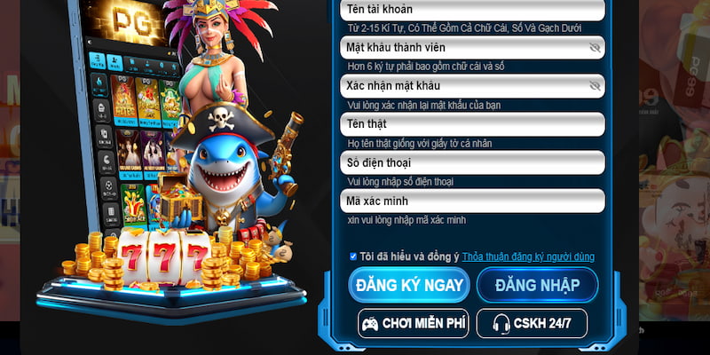 Quá trình đăng ký PG66 diễn ra nhanh chóng